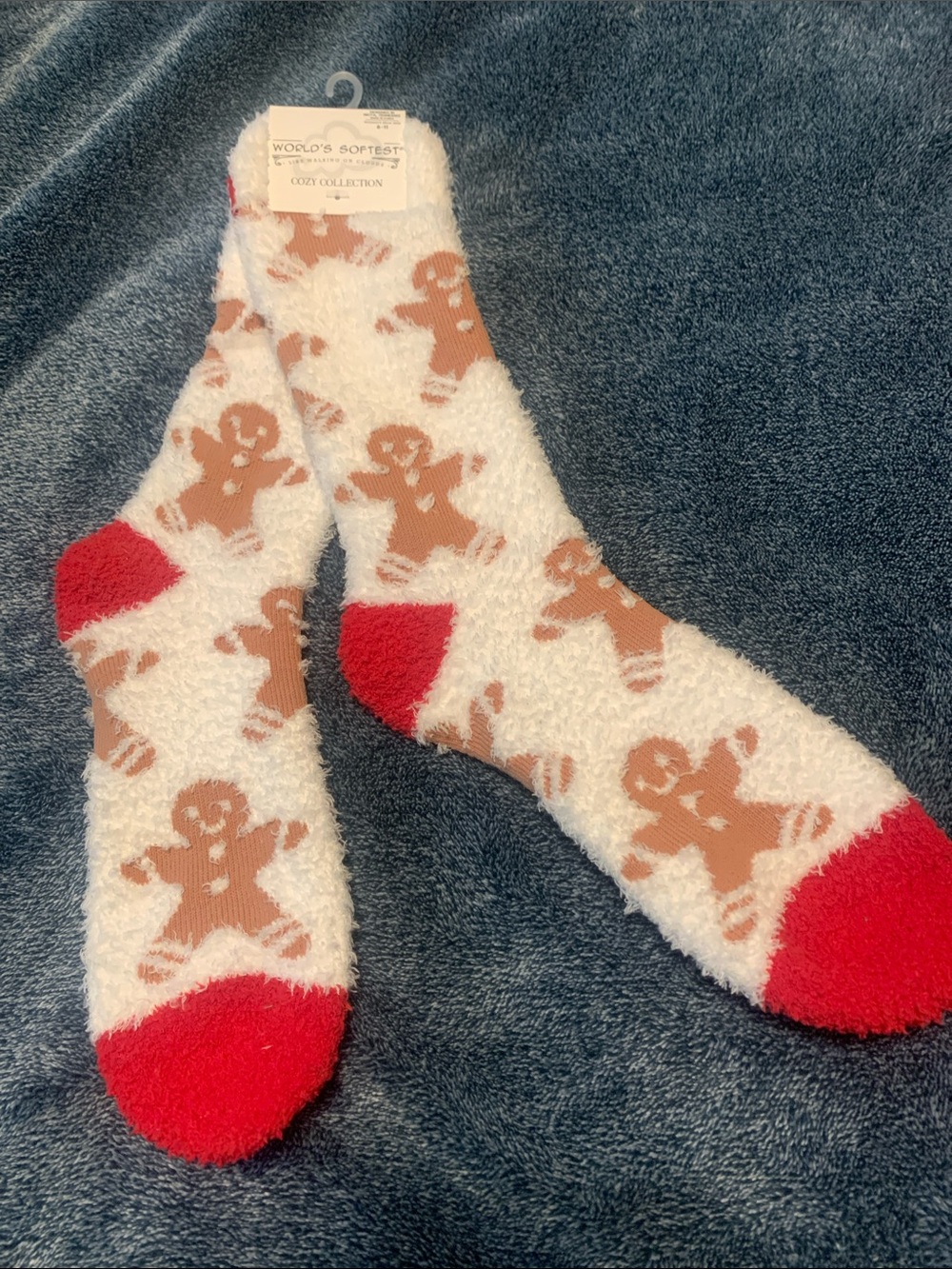 🎅🏼🎄Gingerbread Fuzzy Socks🎄🎅🏼